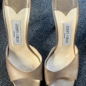 Jimmy Choo Gold Heels Size 39